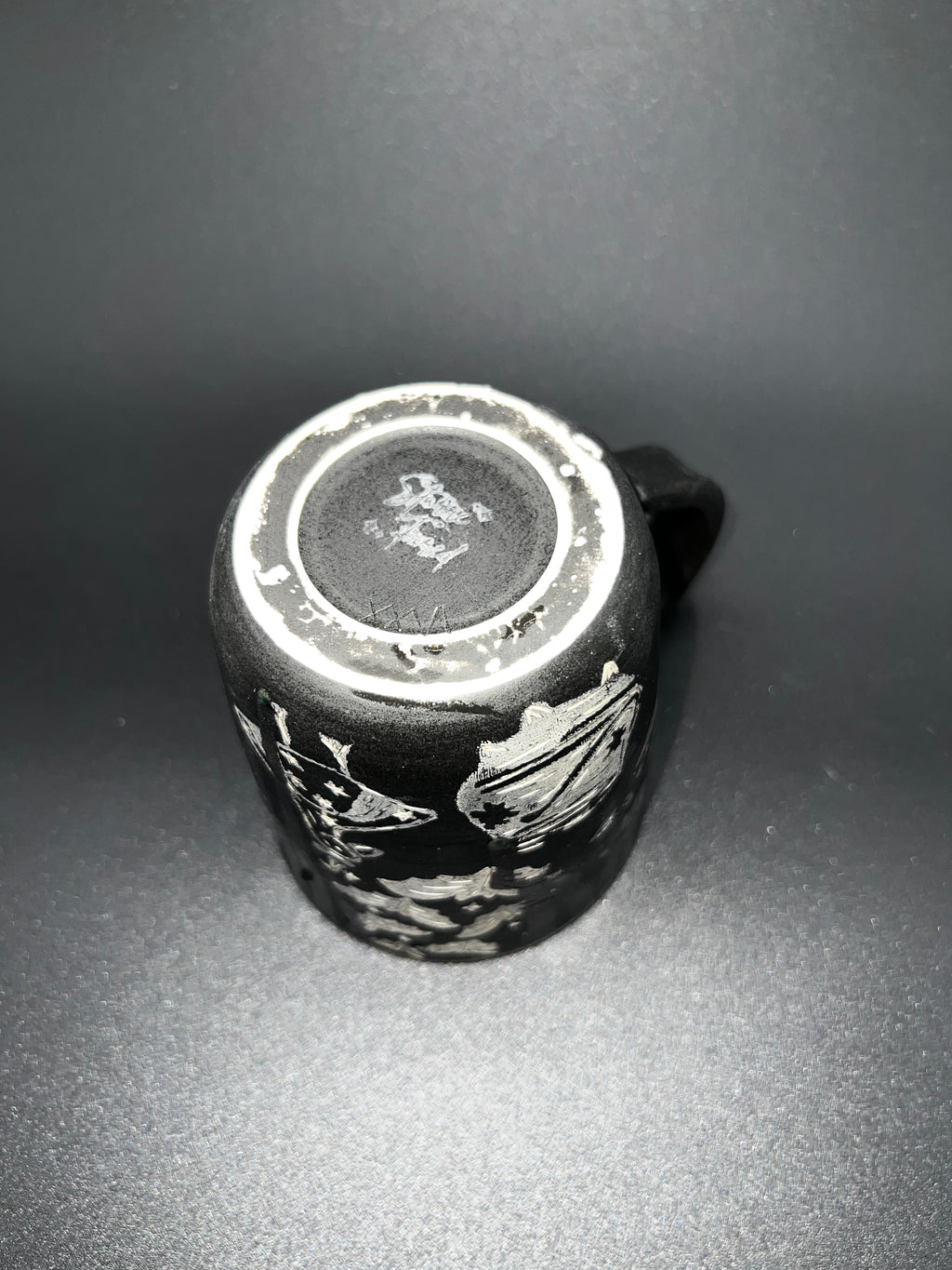 White Stoneware Spooky Season Mug #4