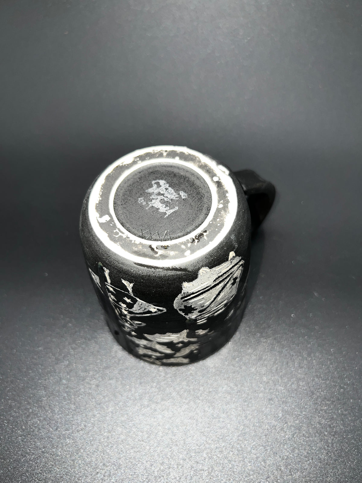 White Stoneware Spooky Season Mug #4