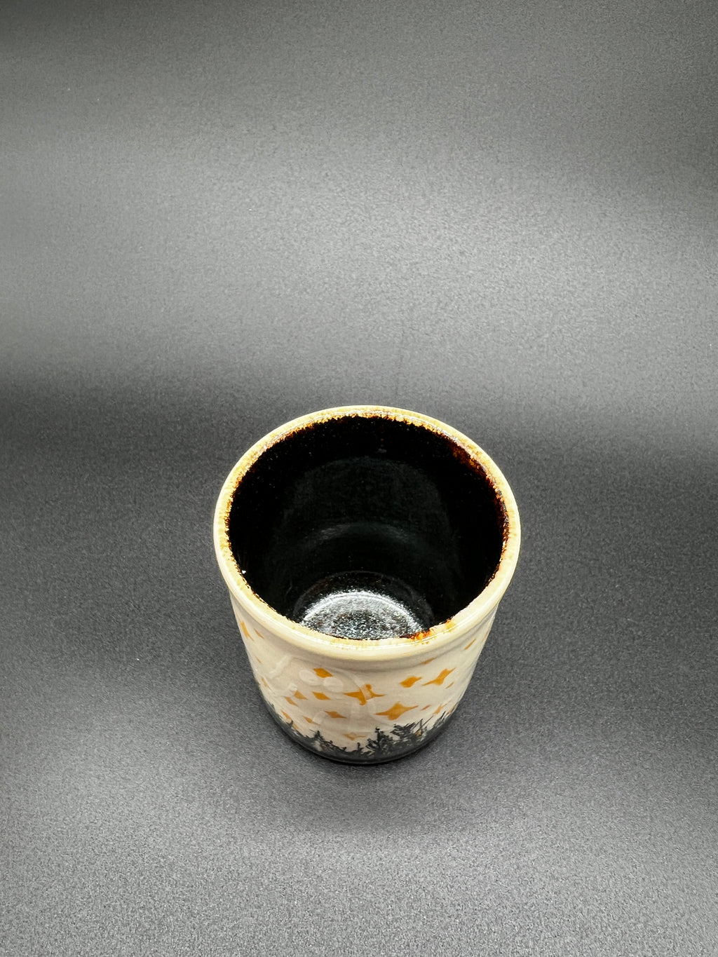 White Stoneware Spooky Season Tumbler #4