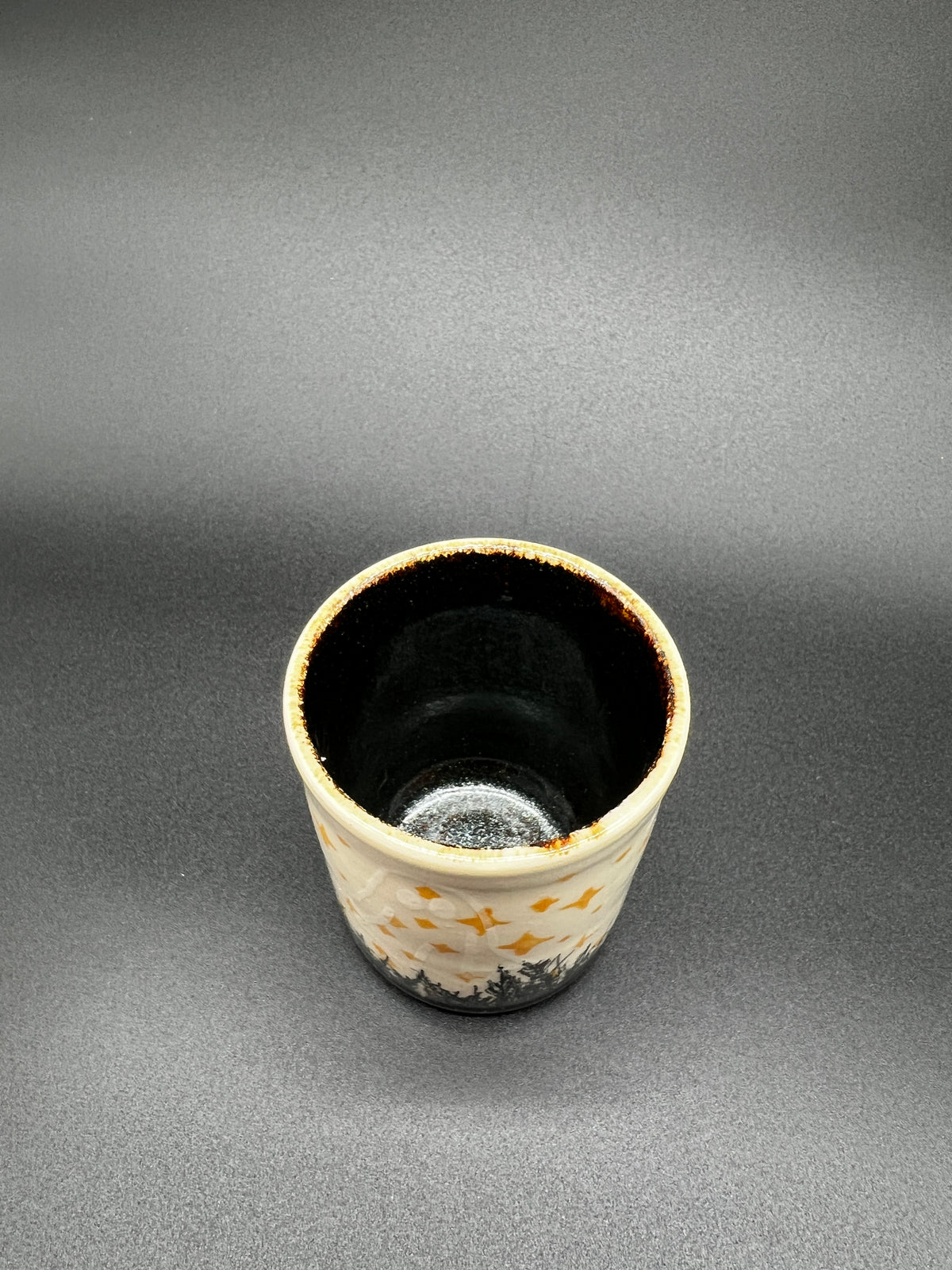 White Stoneware Spooky Season Tumbler #4