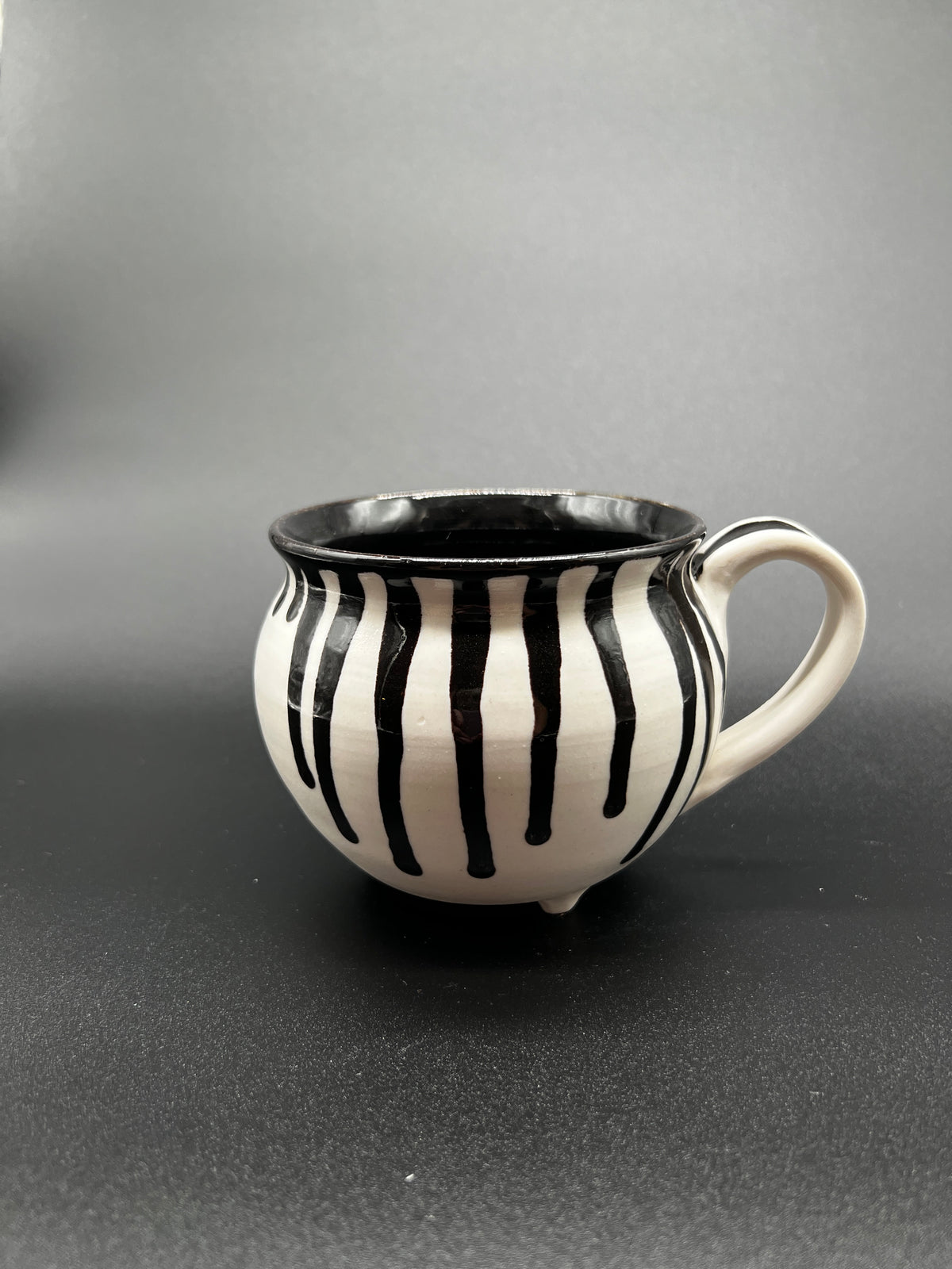 White Porcelain Cauldron Mug #3