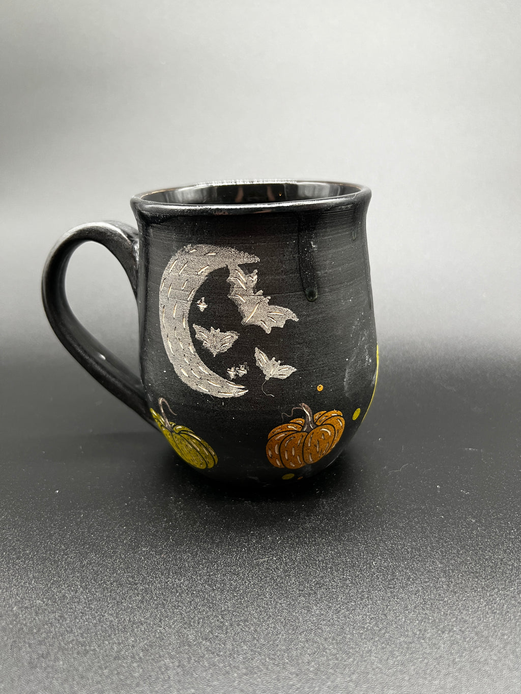White Stoneware Spooky Season Mug #3