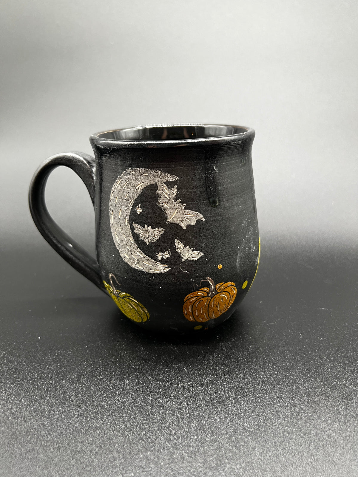 White Stoneware Spooky Season Mug #3