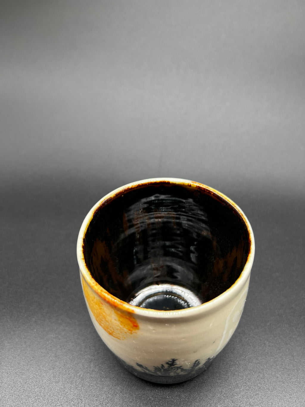 White Stoneware Spooky Season Tumbler #3