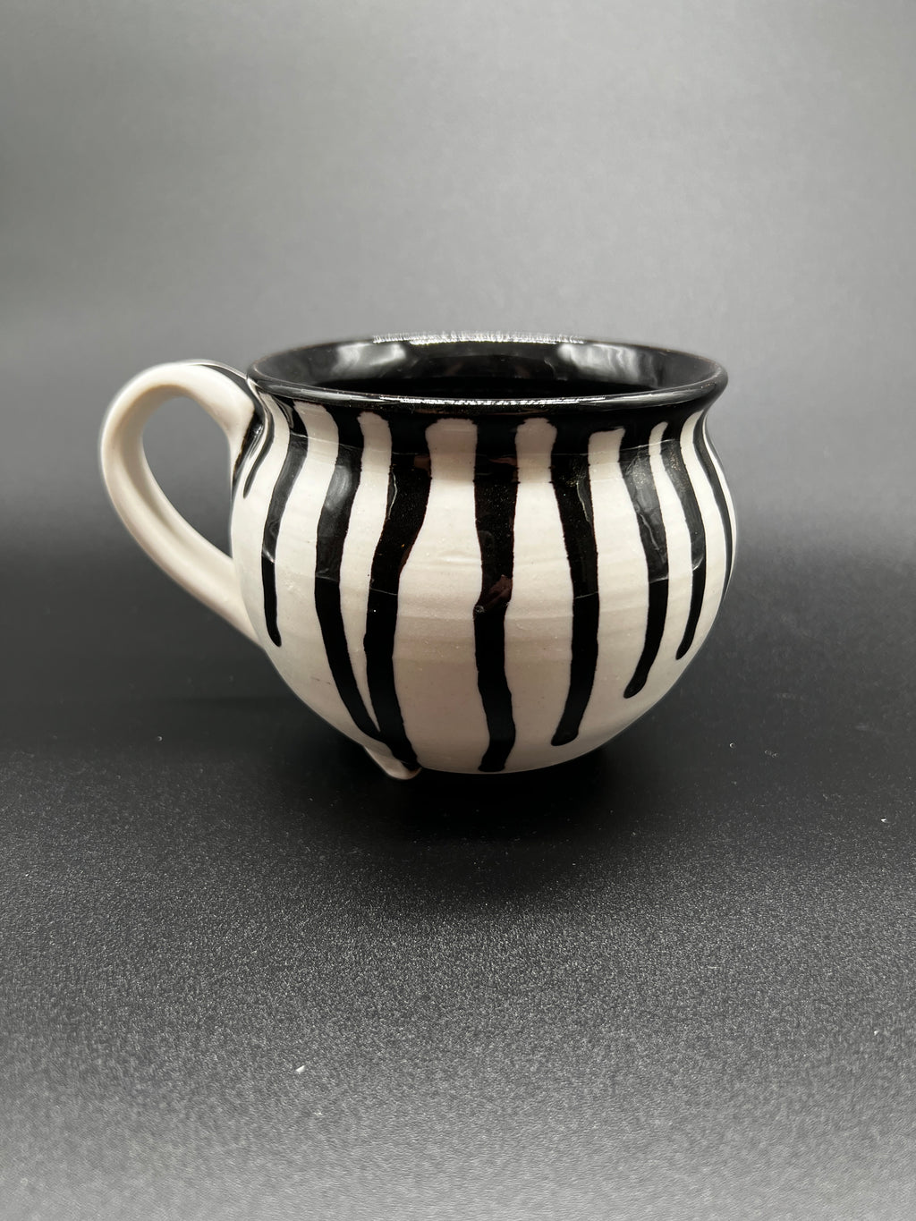 White Porcelain Cauldron Mug #3