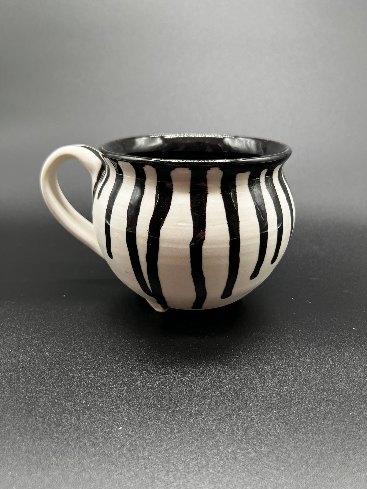 White Porcelain Cauldron Mug #3
