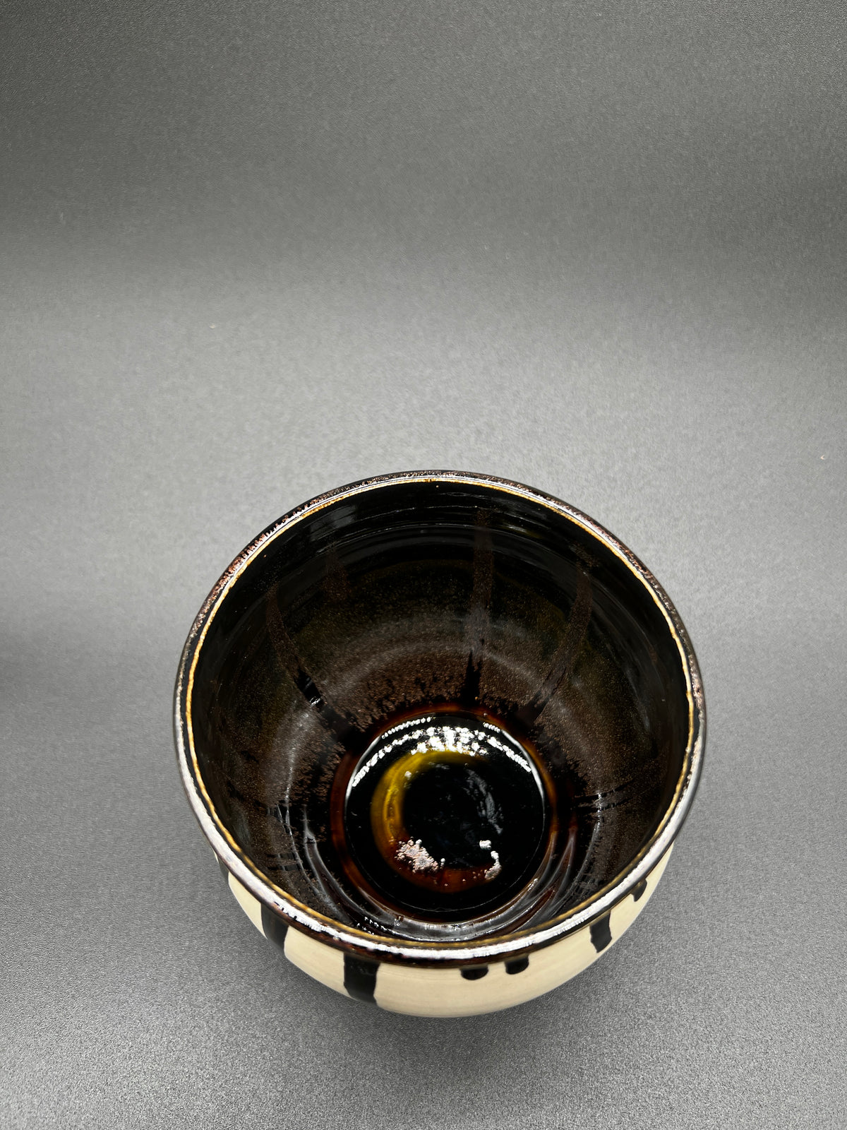 White Stoneware Cauldron #1