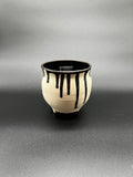 White Stoneware Cauldron #1