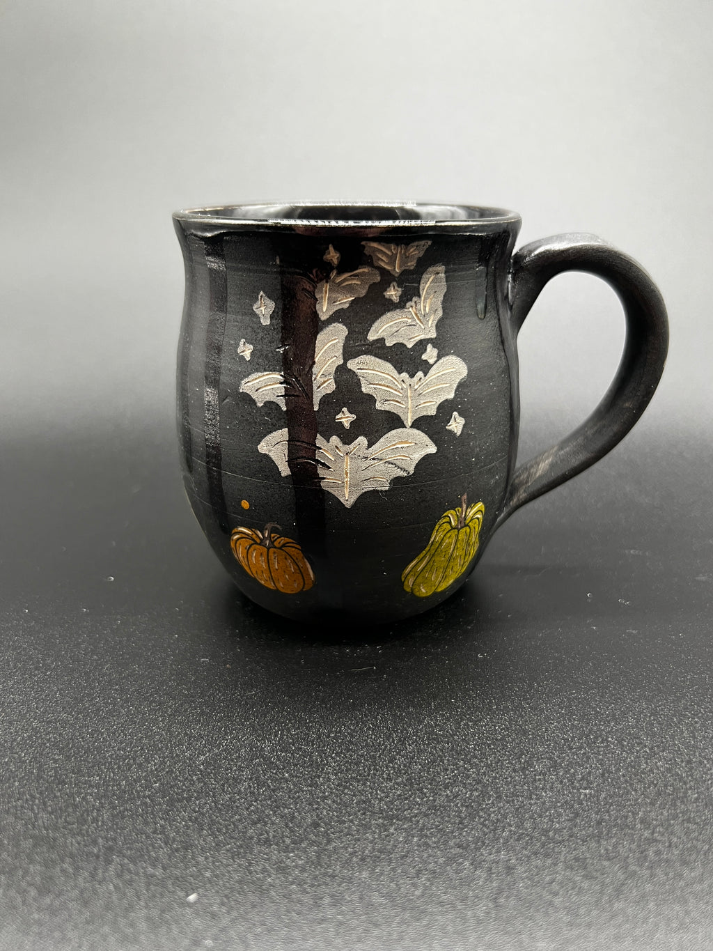 White Stoneware Spooky Season Mug #2