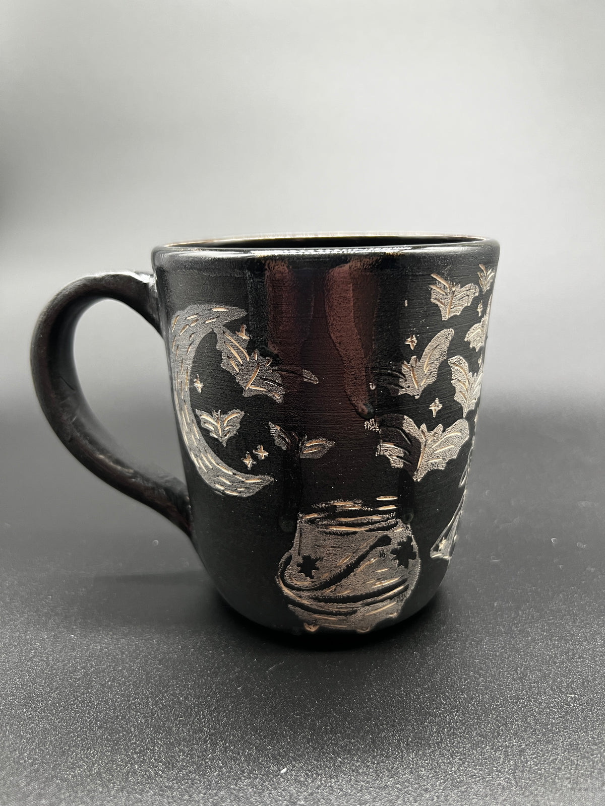 White Stoneware Spooky Season Mug #4