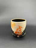 White Stoneware Spooky Season Tumbler #6